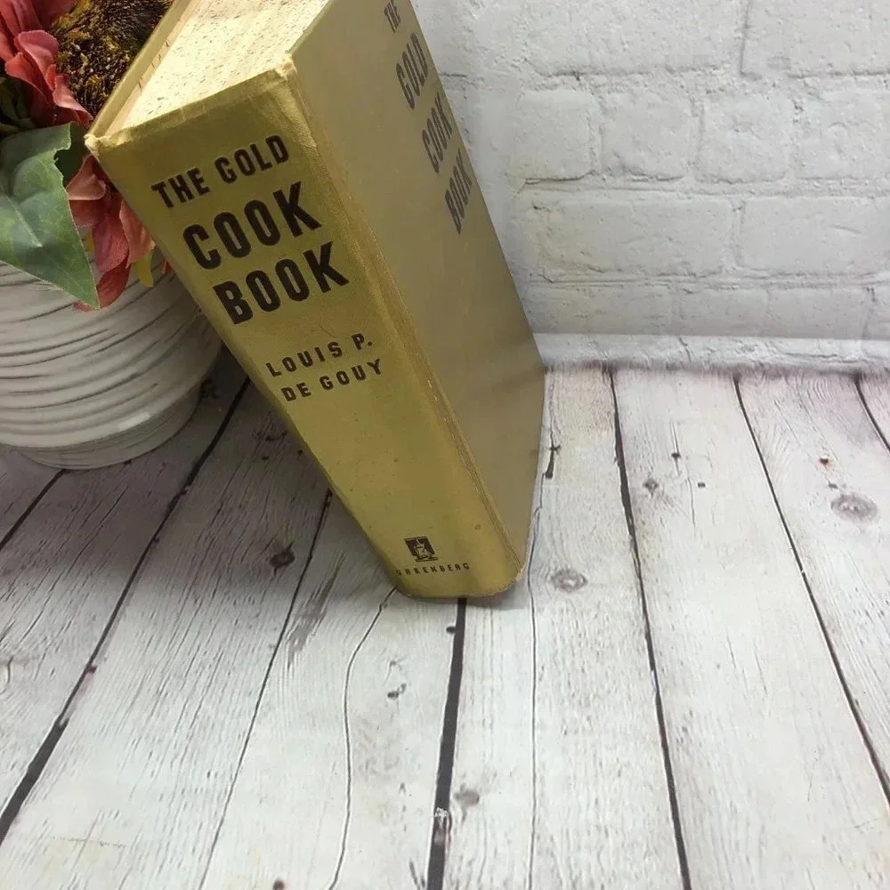 Vintage 1950 GOLD cookbook